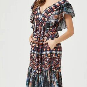 Multi-Colored Bohemian Dress